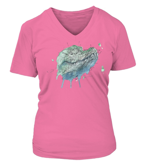 Crocodile Women's V-Neck T-shirt