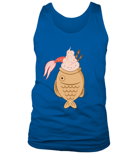 Taiyaki fish Koi fish Japanese waffle ice cream Men's Tank Top
