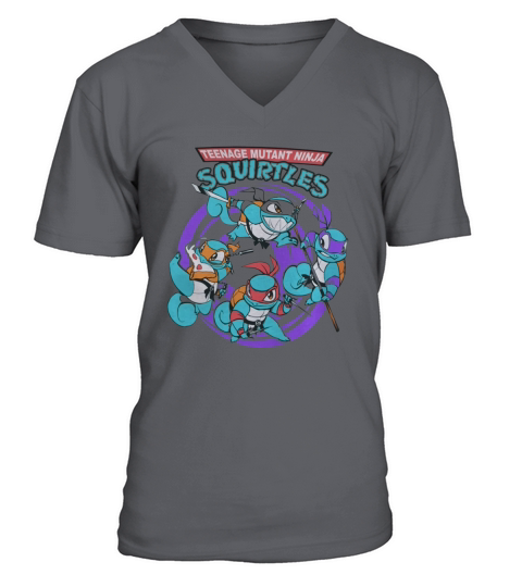 Teenage Mutant Ninja Squirtles Men's V-Neck T-shirt