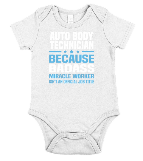 Auto Body Technician Short Sleeve Baby One-Piece