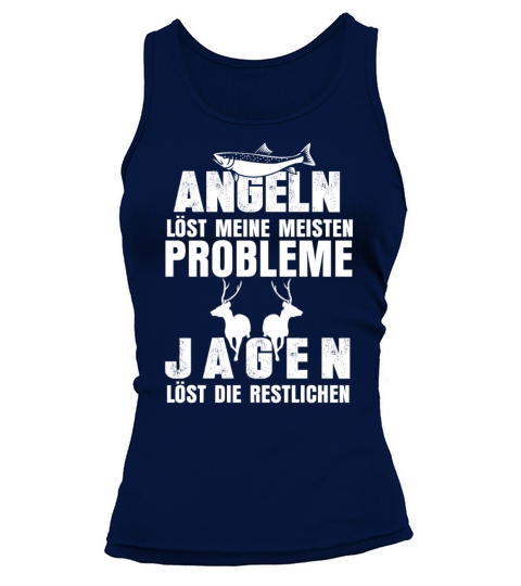 Angler hunter fishing rod hunting rifle Women's Tank Top