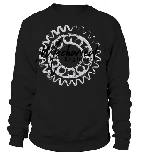 Mechanical Engineer Gear Sketch Women's Sweatshirt