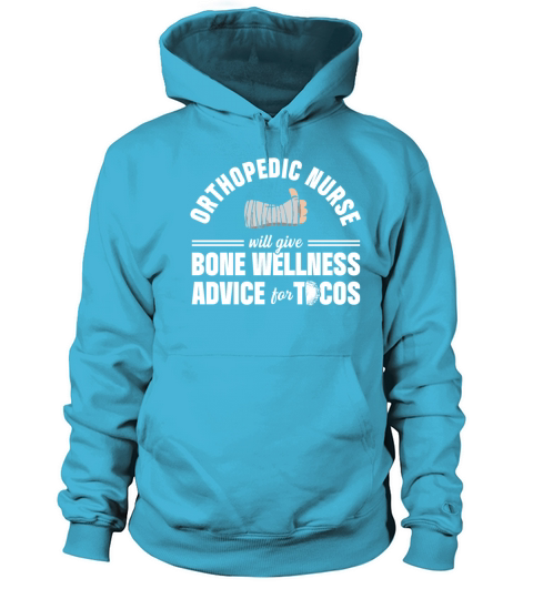 Orthopedic Nurse Tacos Ortho Nursing RN design Women's Hoodie