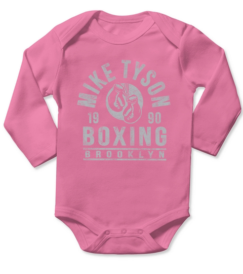Mike Tyson Gants De Boxe Long Sleeve Baby One-Piece