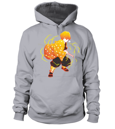 Anime Demon Slayer Kimetsu no Yaiba Zenitsu Lightn Women's Hoodie