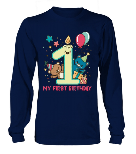 Birthday Baby - 1st Birthday Men's Long Sleeve