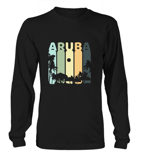 Aruba retro Men's Long Sleeve