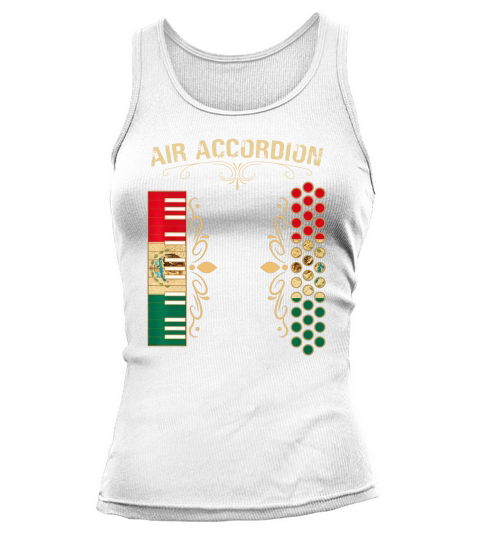 Mexican Flag Vintage Air Accordion Tank top Woman