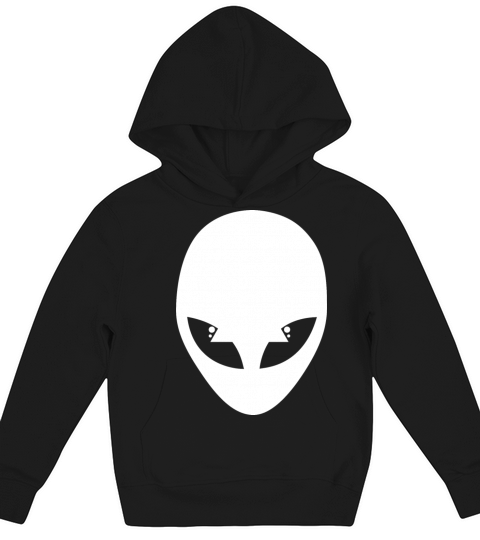 Alien Head Extraterrestrial Ufo Space Gift Kids Hoodie