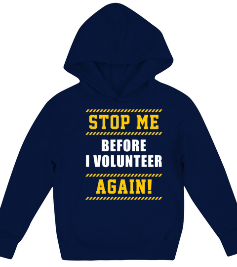 I Volunteer Volunteering Volunteers Charity Kids Hoodie
