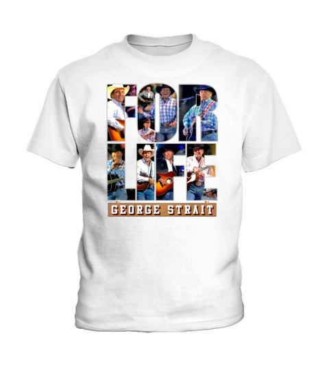 FOR LIFE GEORGE STRAIT Kids T-Shirt