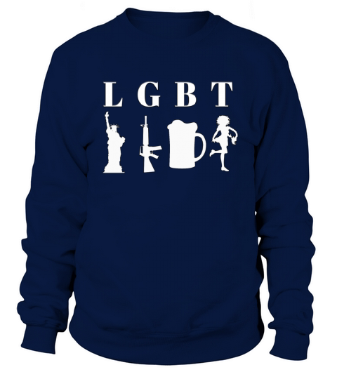 liberty guns beer and traps Women's Sweatshirt