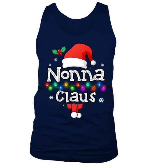 Nonna Santa Claus Matching Christmas Costumes Men's Tank Top