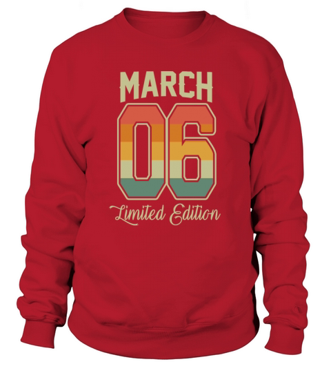 Vintage 16th Birthday March 2006 Sports Gift Sweatshirt Unisex