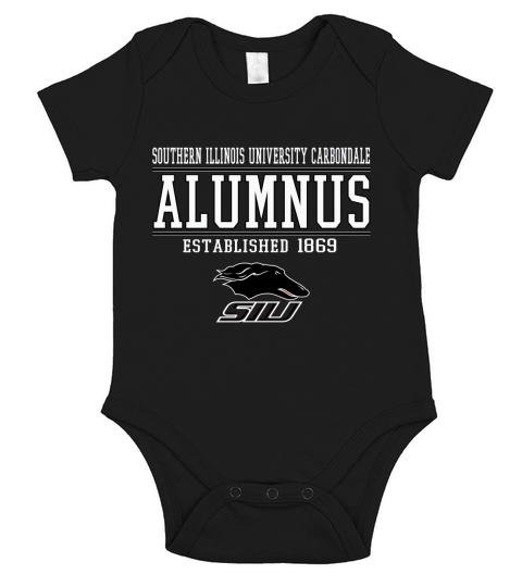 Southern Illinois Carbondale Alumnus Short Sleeve Baby One-Piece