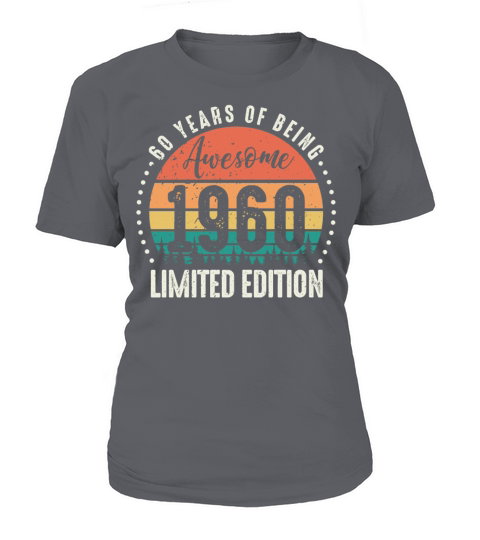 Vintage 1960 Limited Edition birthday gift men T-Shirt Woman