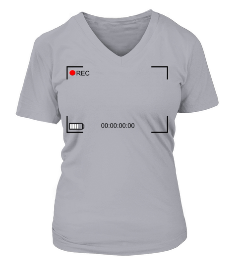 recording V-neck T-Shirt Woman