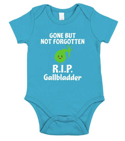 Gone But Not Forgotten RIP Gallbladder - Coffee Mug (colored) Short Sleeve Baby One-Piece