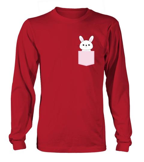 Baby Rabbit in a pocket Women's Long Sleeve