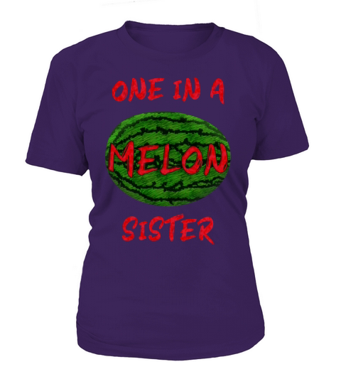 One In A Melon Sister Whole Watermelon Graphic Women's T-Shirt