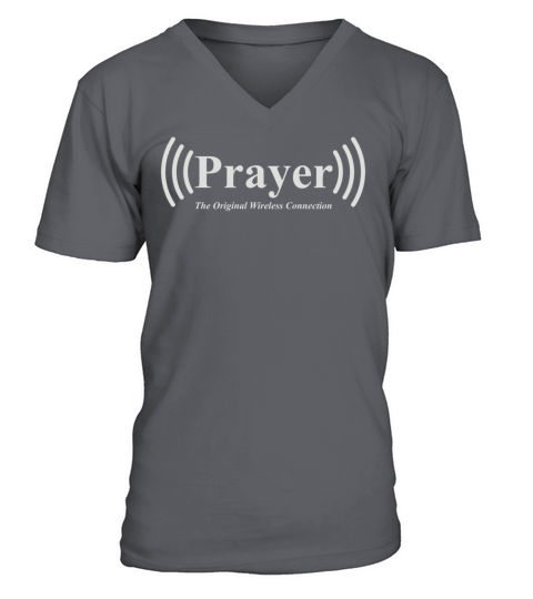 Prayer The Original Wireless Connection Men's V-Neck T-shirt