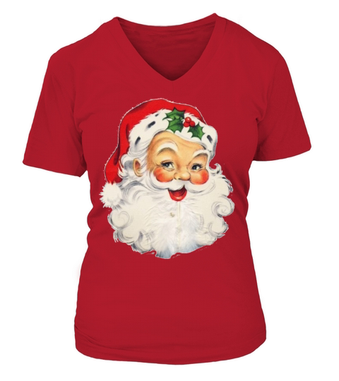 SANTA CLAUS Women's V-Neck T-shirt