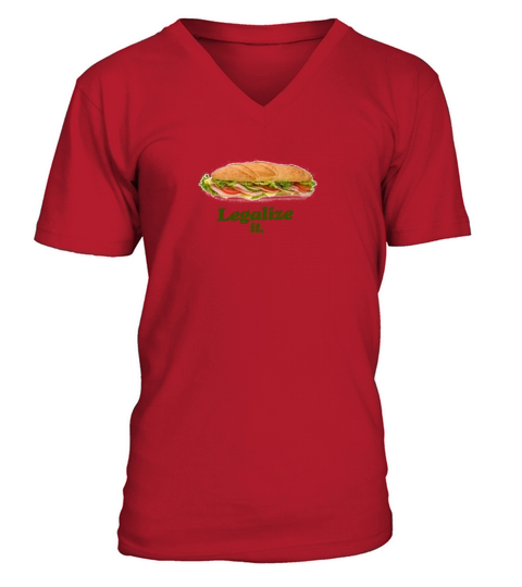 Legalize it Sandwich Men's V-Neck T-shirt