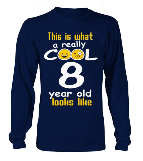 This is what a really cool 8 year old looks like Women's Long Sleeve