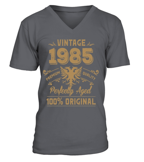 Vintage 1985 Premium Quality Orginal Men's V-Neck T-shirt