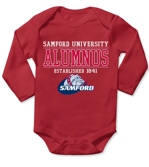 Samford university Alumnus established 1841 Long Sleeve Baby One-Piece