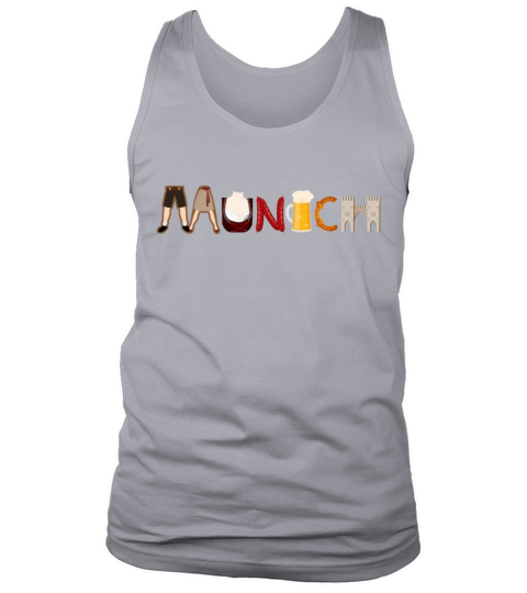 Munich Shirt cool creative Bavarian Tee Men's Tank Top