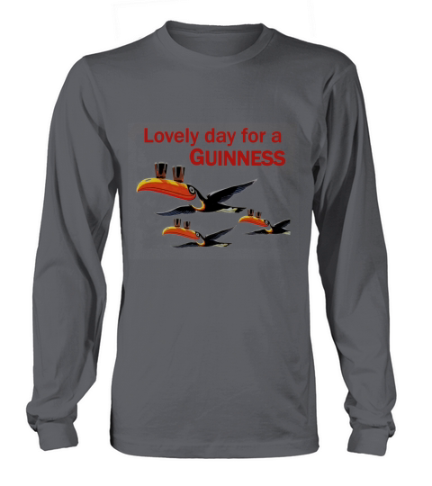 Vintage Guinness Beer Ad Toucans Long sleeved Unisex