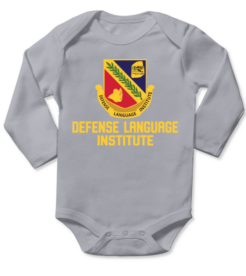 Defense Language Institute Long Sleeve Baby One-Piece