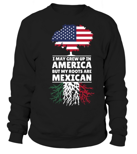 American with mexican roots usa design Women's Sweatshirt