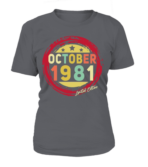 Born October 1981 Vintage Gift Women's T-Shirt