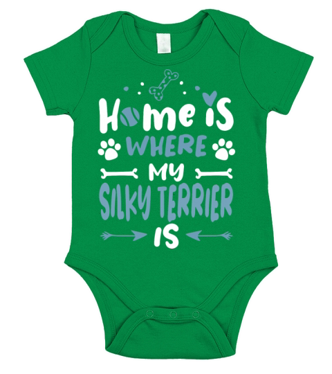 Cool Cute Silky Terrier Dog Owner Hair Quotes Joke Short Sleeve Baby One-Piece