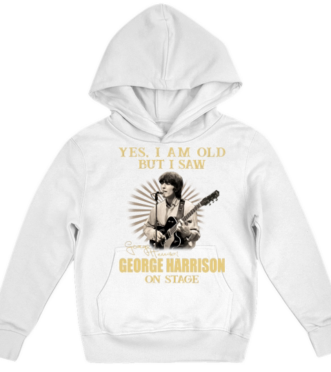 Yes I Am Old But I Saw George Harrison On Stage Kids Hoodie