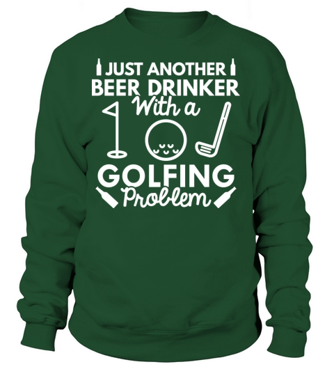Beer Drinker Golfing Women's Sweatshirt