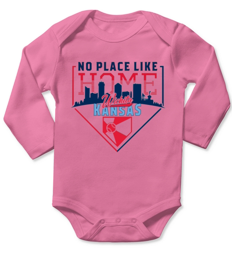Wind Surge No Place Like Home Wichita Kansas shirt Long Sleeve Baby One-Piece