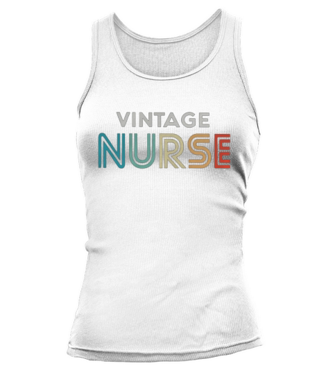 Vintage nurse shirt Tank top Woman
