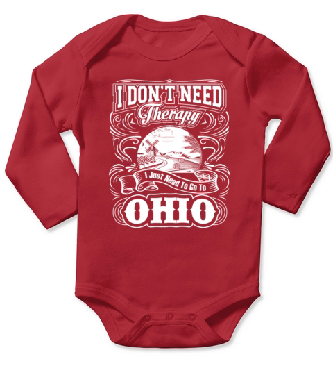 Go To Ohio Tshirt Long Sleeve Baby One-Piece