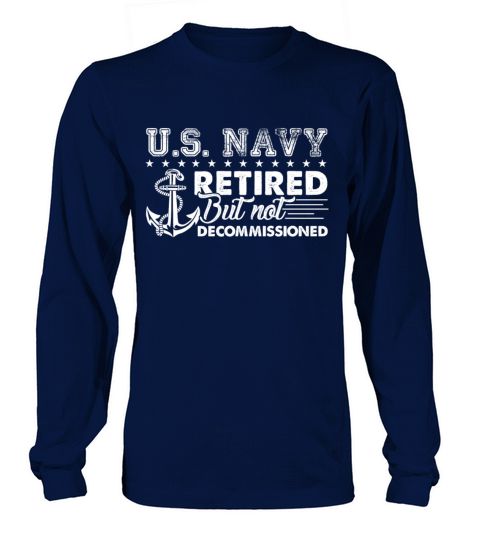 US Navy Retired Shirt Women's Long Sleeve