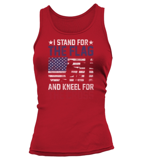 I Stand For The Flag And Kneel For The Cross Women's Tank Top