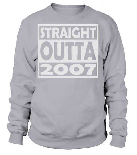 10th Birthday T Shirt Straight Outta 2007 Women's Sweatshirt