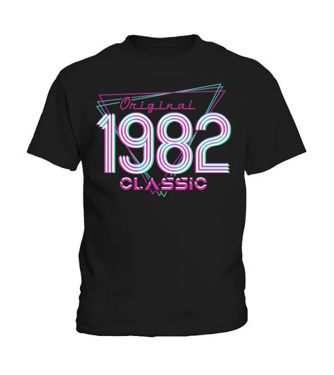 Born In 1982 Throwback Birthday Kids T-Shirt