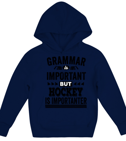 Funny hockey shirt Kids Hoodie