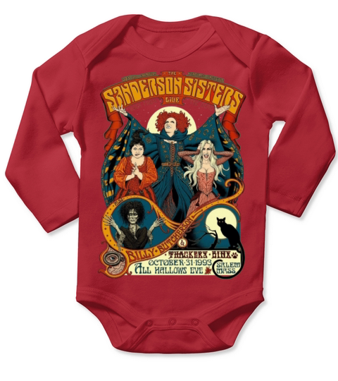 Sanderson Sisters Vintage Tour shirt Long Sleeve Baby One-Piece