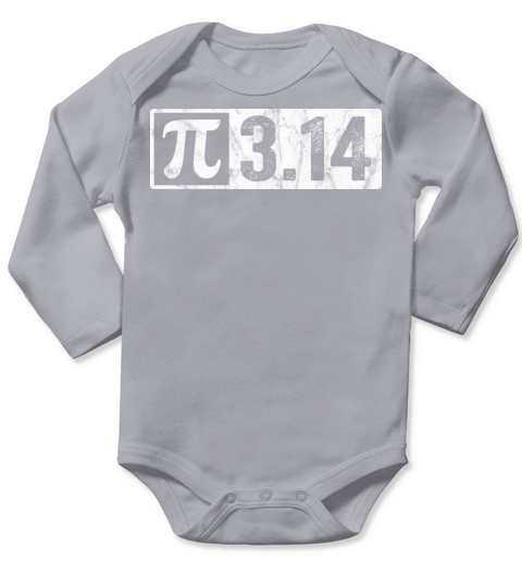 Happy PI Day 2022 Math Lover Mathematics Vintage Long Sleeve Baby One-Piece