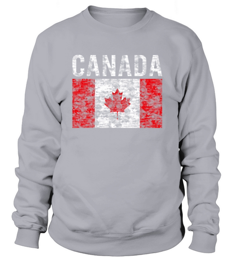 Canada flag vintage Women's Sweatshirt