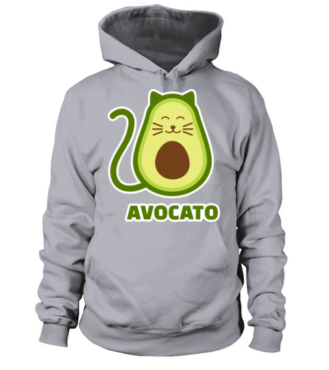 Cat kitty avocato Women's Hoodie